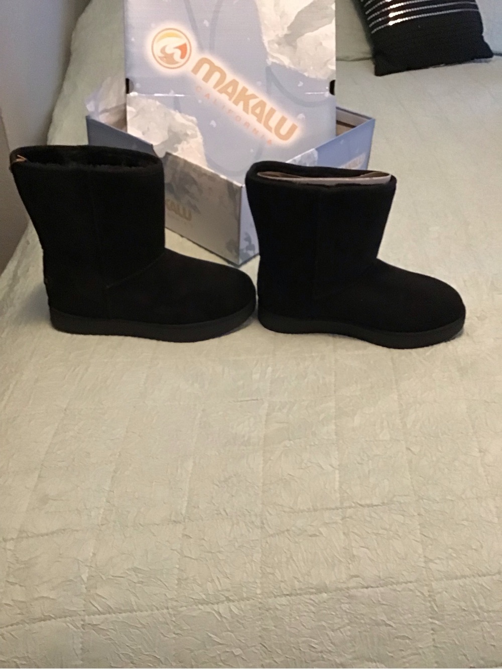 Makalu Kinsley Black Women's Winter & Rain Boots - Picture 9 of 10